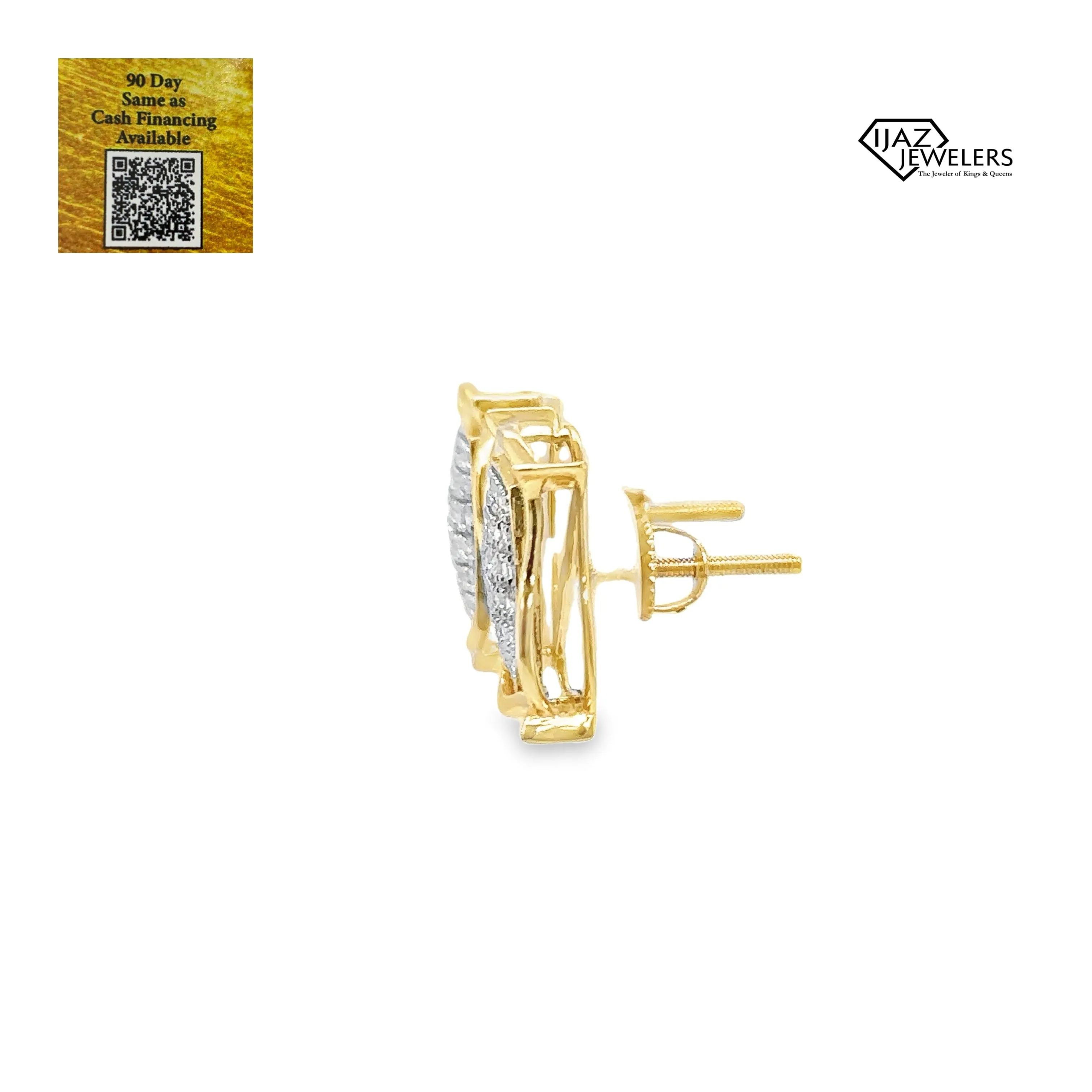 10K Gold 0.38 CTW Diamond Earrings