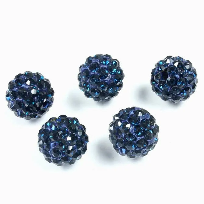 10mm Pave Beads for Shamballa Bracelets (Sold by the Piece)