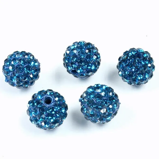 10mm Pave Beads for Shamballa Bracelets (Sold by the Piece)