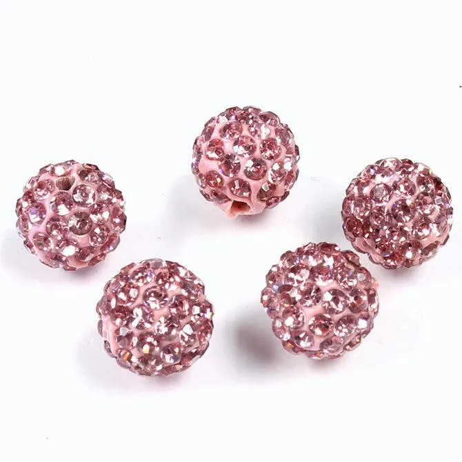 10mm Pave Beads for Shamballa Bracelets (Sold by the Piece)