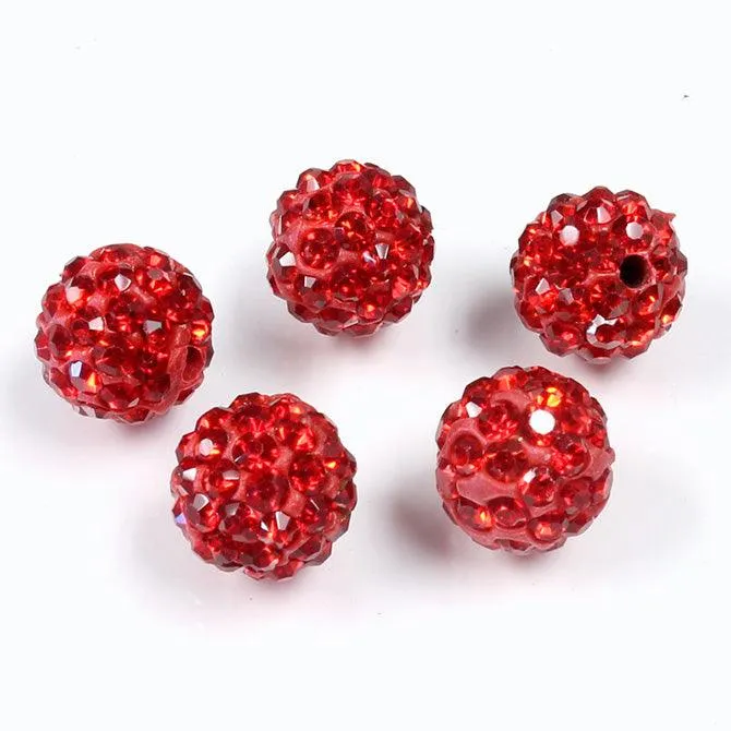 10mm Pave Beads for Shamballa Bracelets (Sold by the Piece)