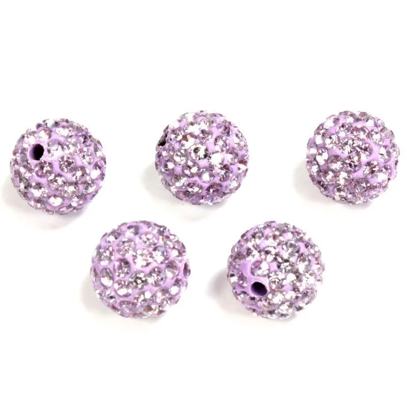 10mm Pave Beads for Shamballa Bracelets (Sold by the Piece)