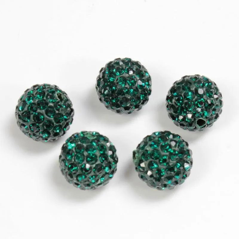 10mm Pave Beads for Shamballa Bracelets (Sold by the Piece)