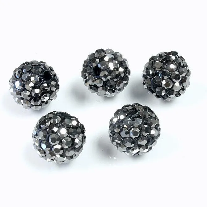 10mm Pave Beads for Shamballa Bracelets (Sold by the Piece)