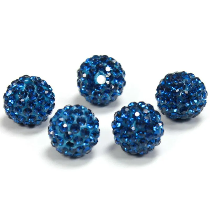 10mm Pave Beads for Shamballa Bracelets (Sold by the Piece)