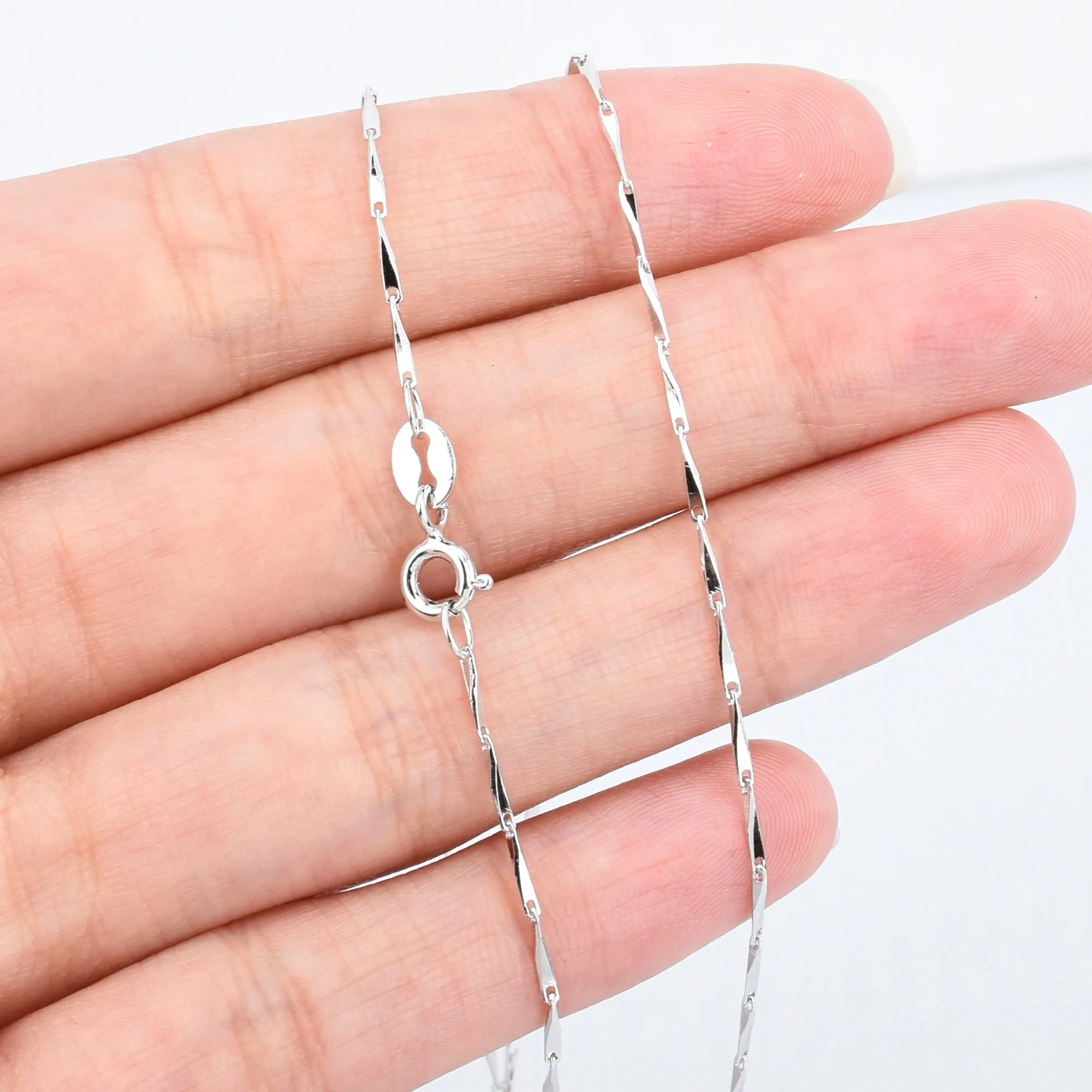 16 Sterling Silver Necklace 925 Silver Necklace Chain Dainty Necklace Gift for Her 1pcs 102936