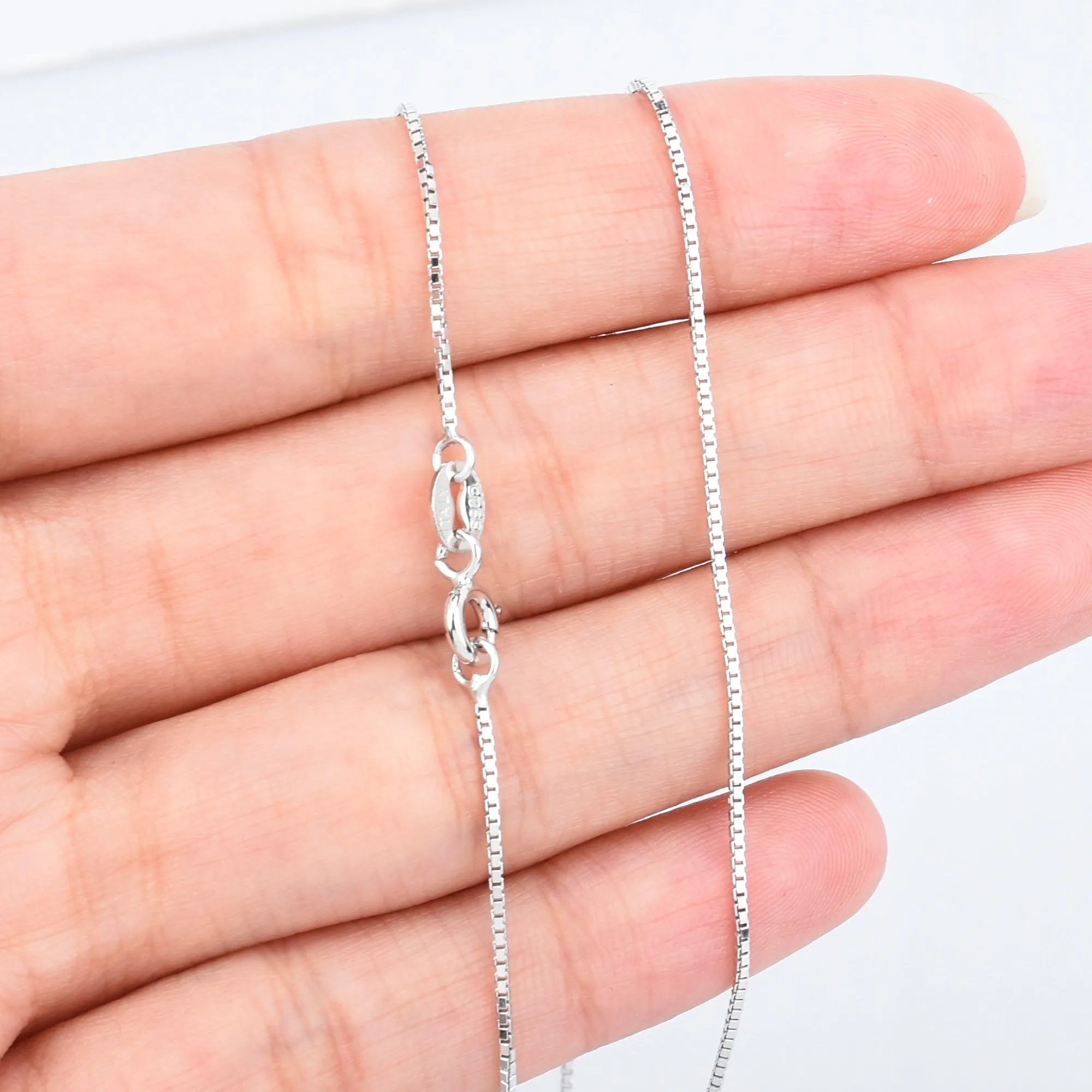 16 Sterling Silver Necklace 925 Silver Necklace Chain Dainty Necklace Gift for Her 1pcs 102936