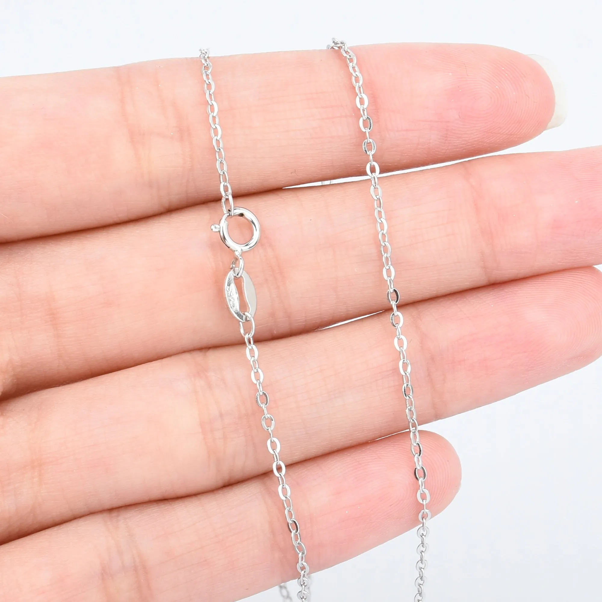 16 Sterling Silver Necklace 925 Silver Necklace Chain Dainty Necklace Gift for Her 1pcs 102936