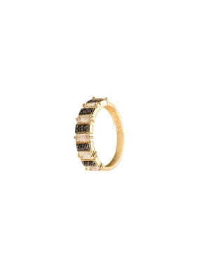 18K Gold Monochrome Band Ring