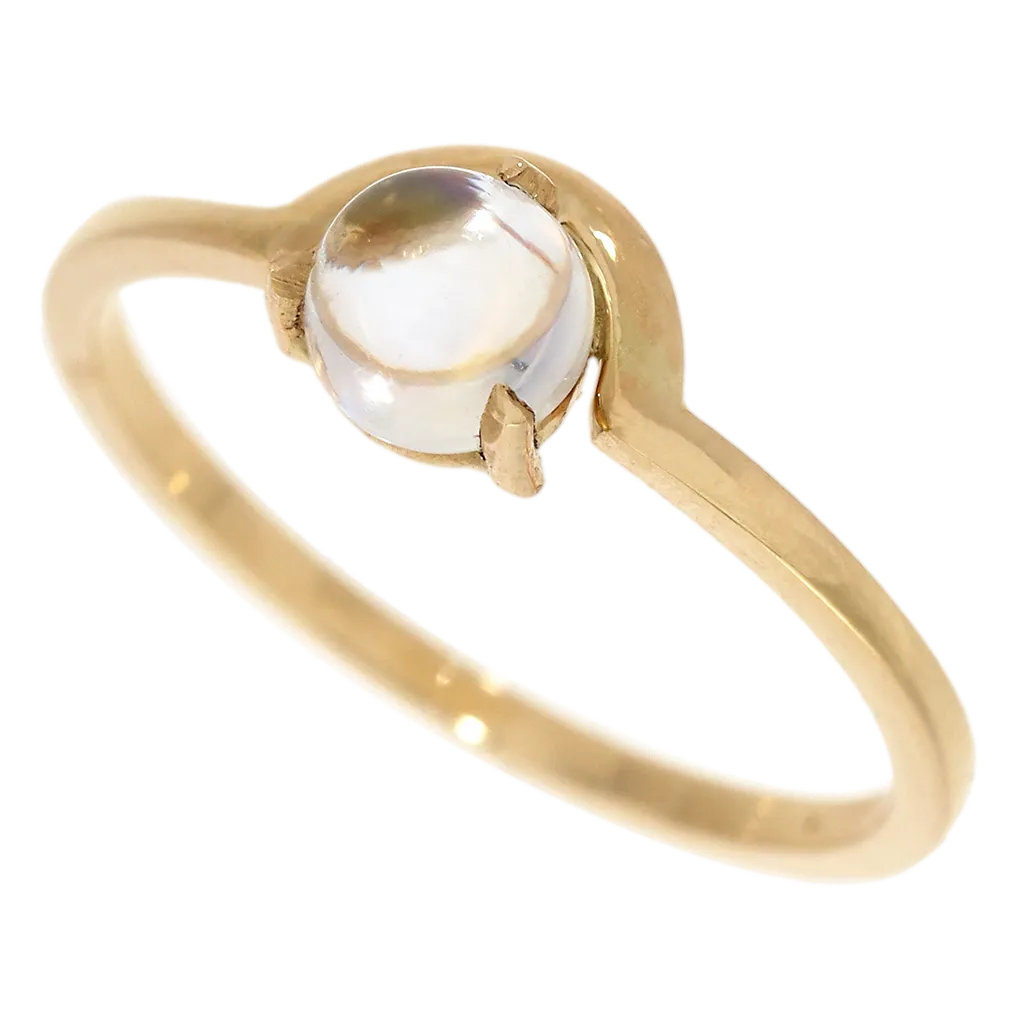 3-Prong Moonstone Ring