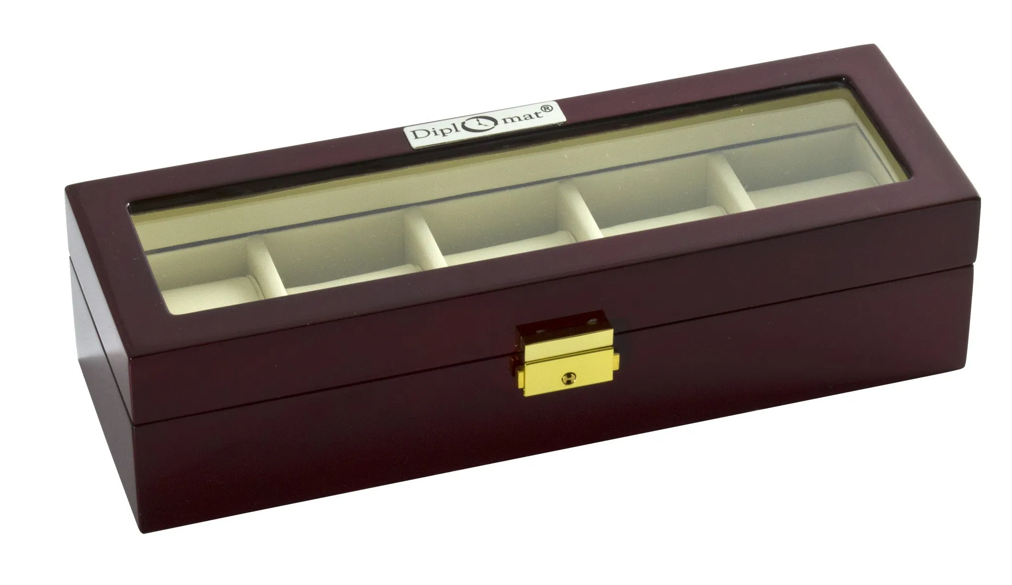 (5) Glossy Rosewood Watch Box