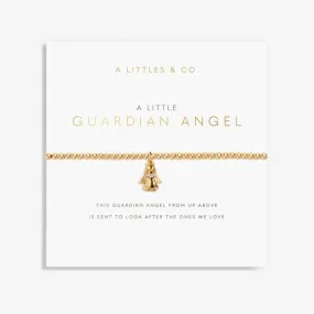 A Little 'Guardian Angel' Bracelet in Gold-Tone Plating