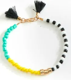 Adjustable Beaded Bracelet - 6 Asst.