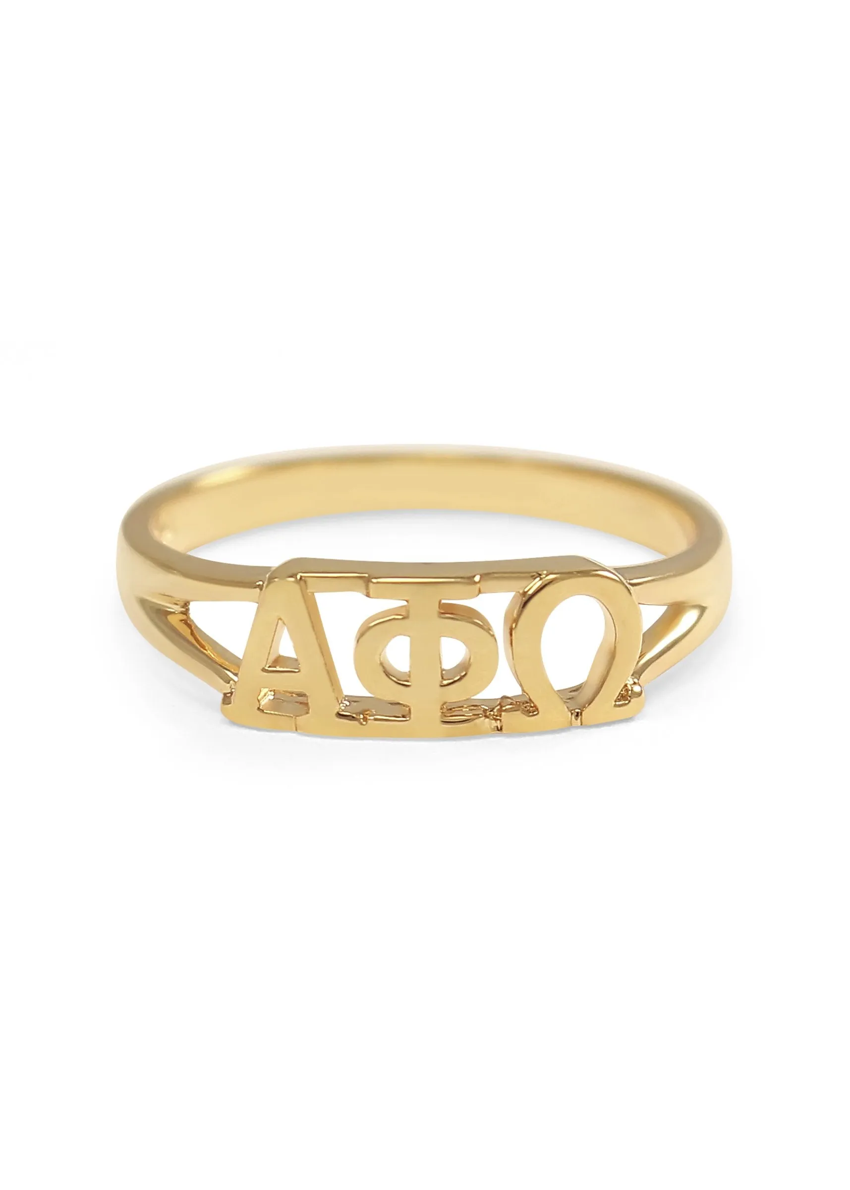 Alpha Phi Omega Sunshine Gold Ring