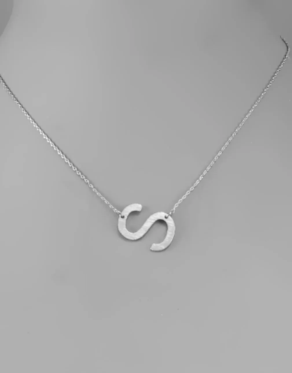 Alphabet Initial Necklace