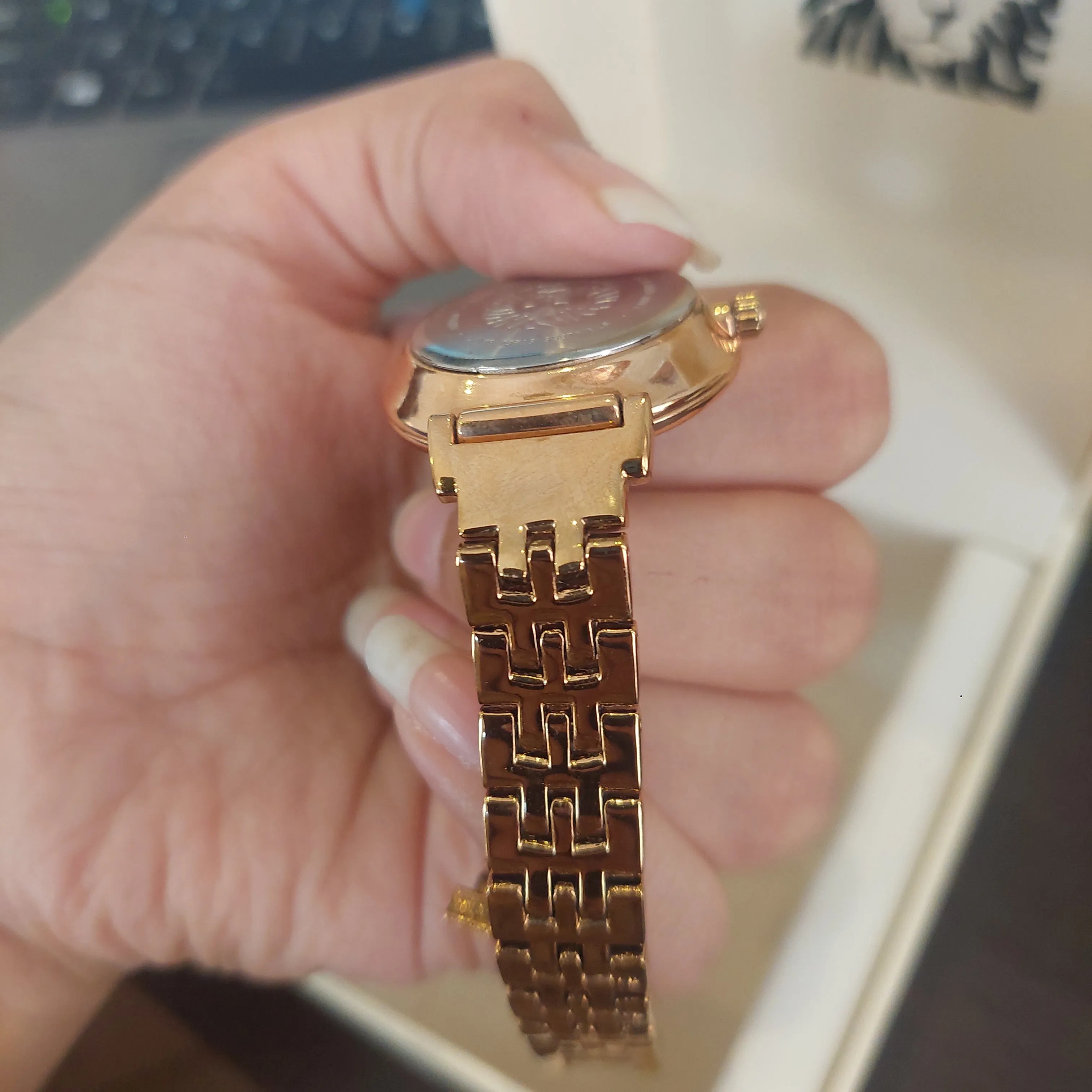 Anne Klein Gold Bracelet Watch | Pre Loved |