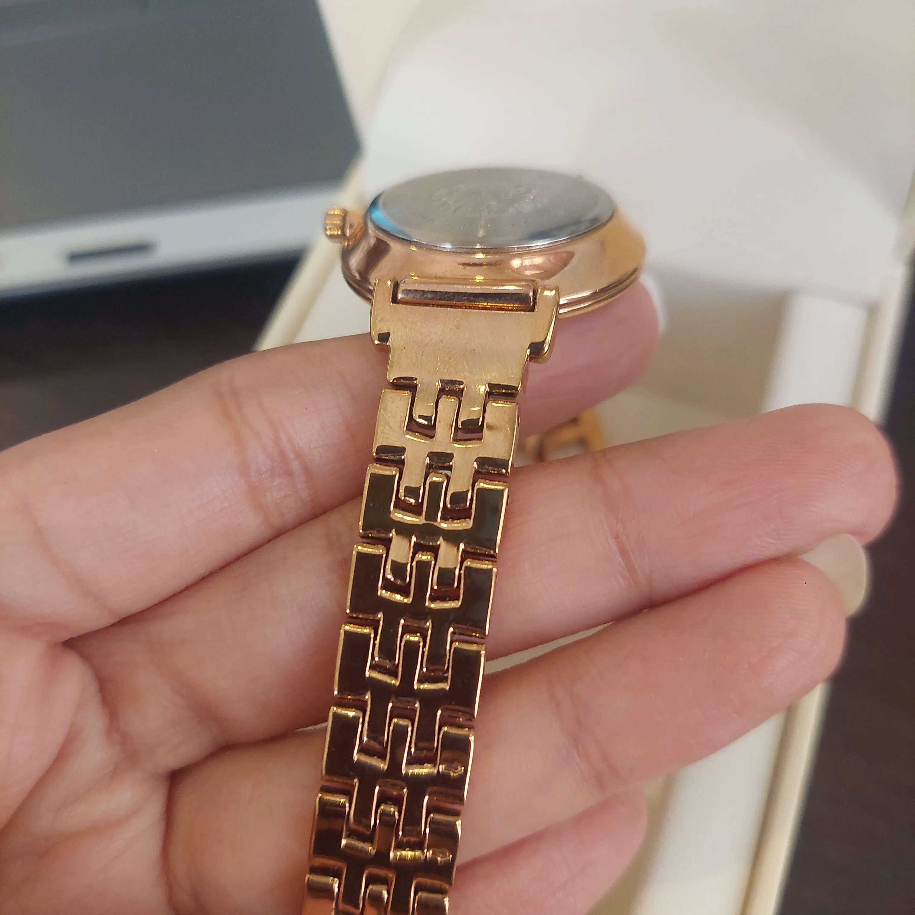 Anne Klein Gold Bracelet Watch | Pre Loved |