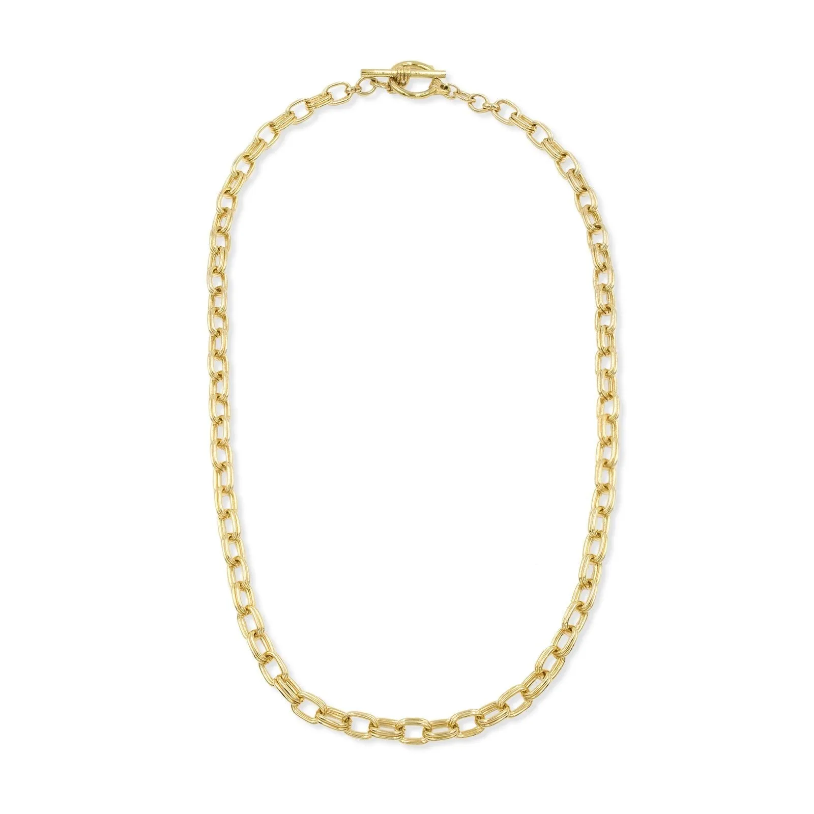 Ares- Double Link Gold Chain Necklace