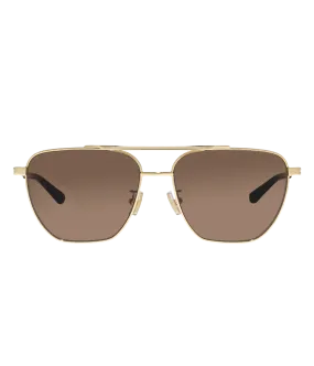 Aviator Sunglass in Gold