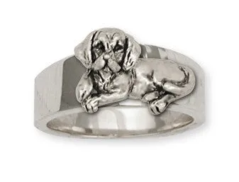 Beagle Dog Ring Jewelry Handmade Sterling Silver  BG5-R