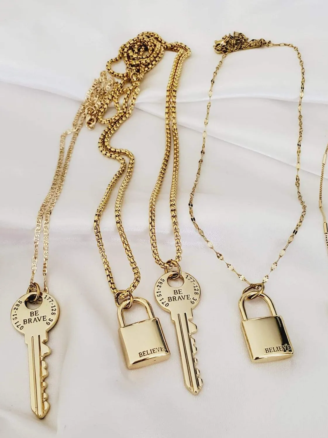 Brave Key Necklace