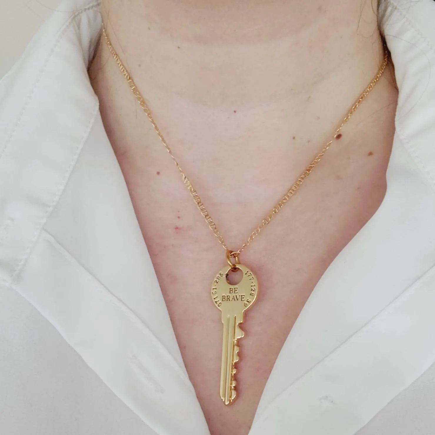 Brave Key Necklace