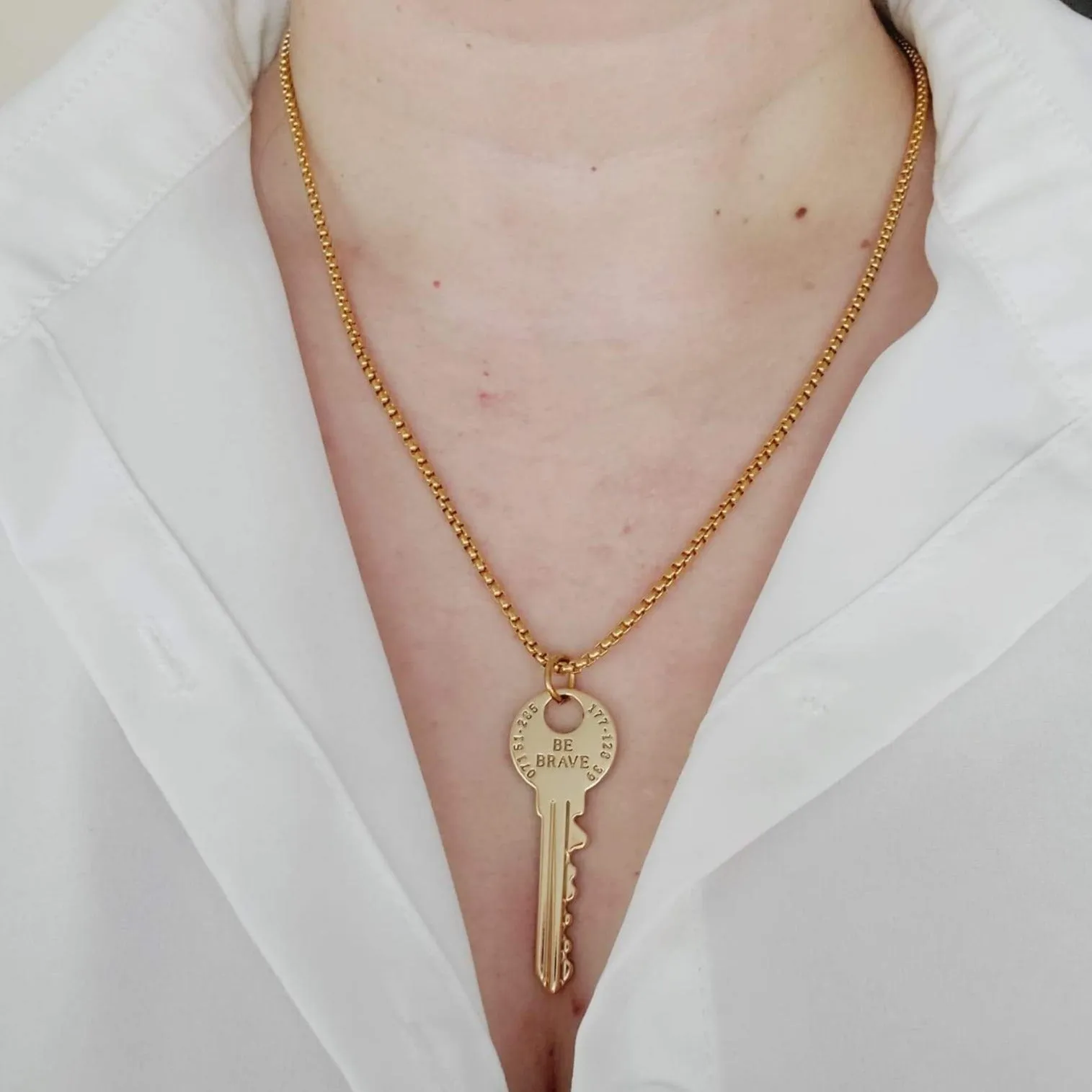 Brave Key Necklace