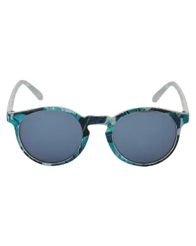 Carlton London Blue Lens & Green Cateye Sunglasses For Girl