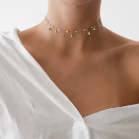 Choker Necklace with Zirconias