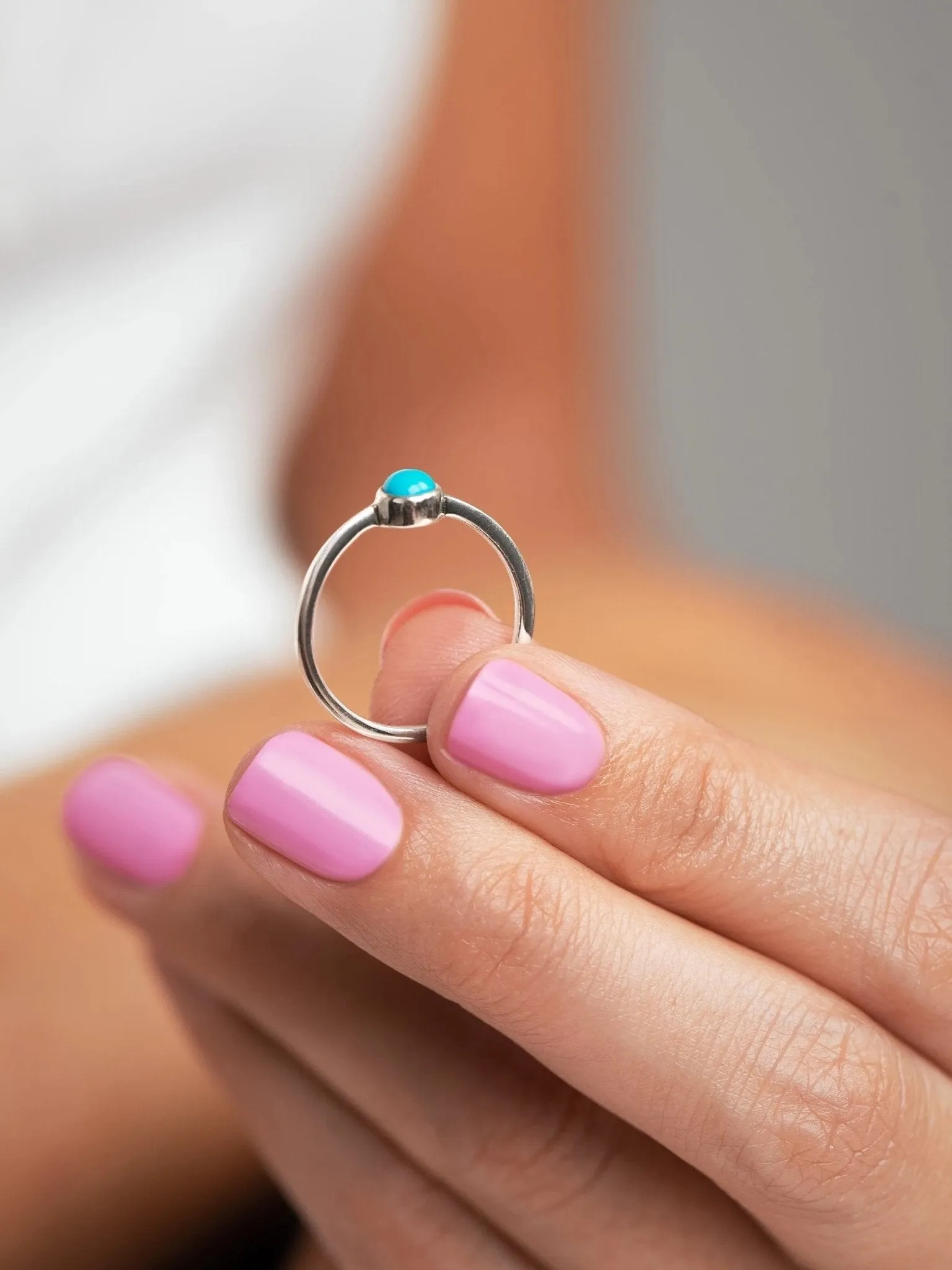 Cleo Turquoise Stacking Ring