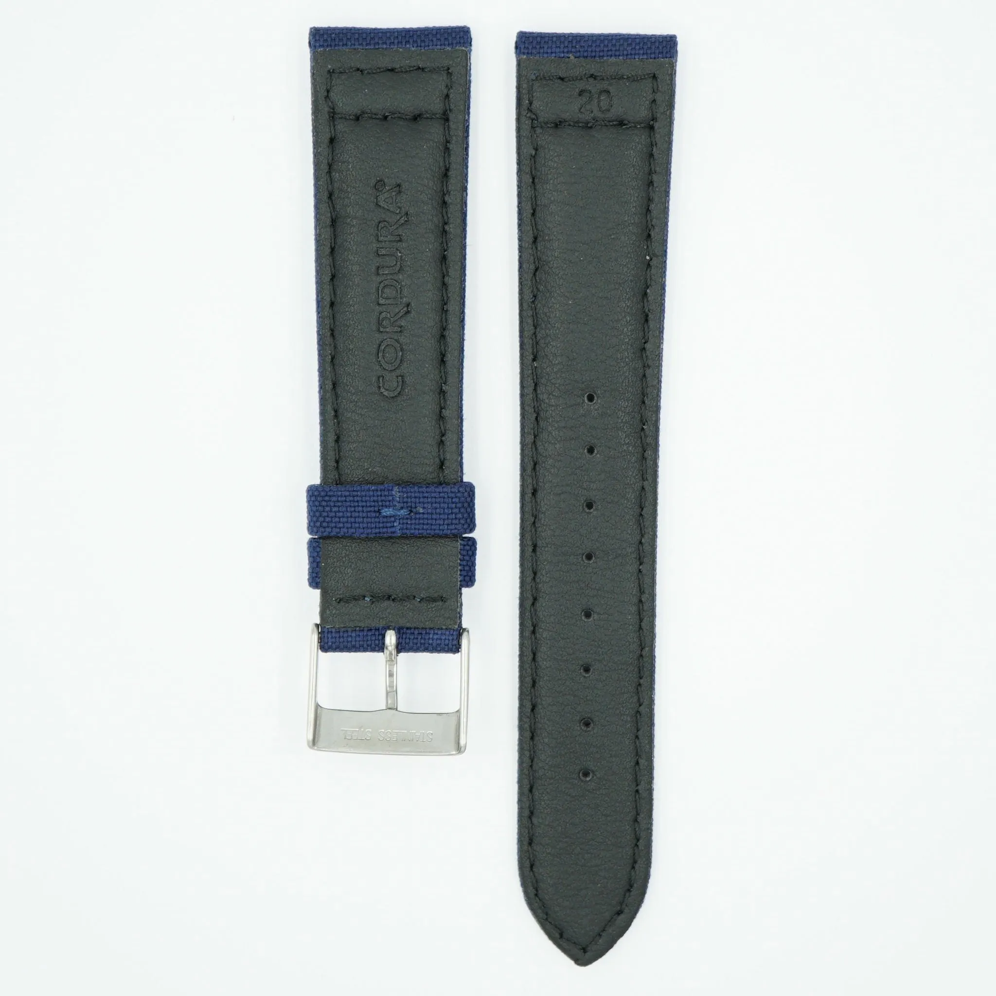 Cordura Fabric Navy Watch Strap