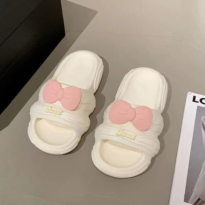 Cute Bow Slippers