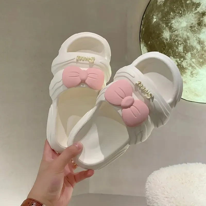 Cute Bow Slippers