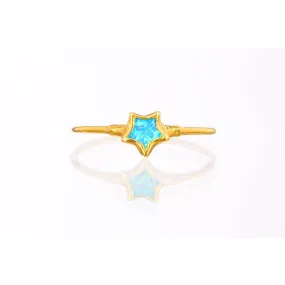 Dainty Star Kyocera Opal Ring