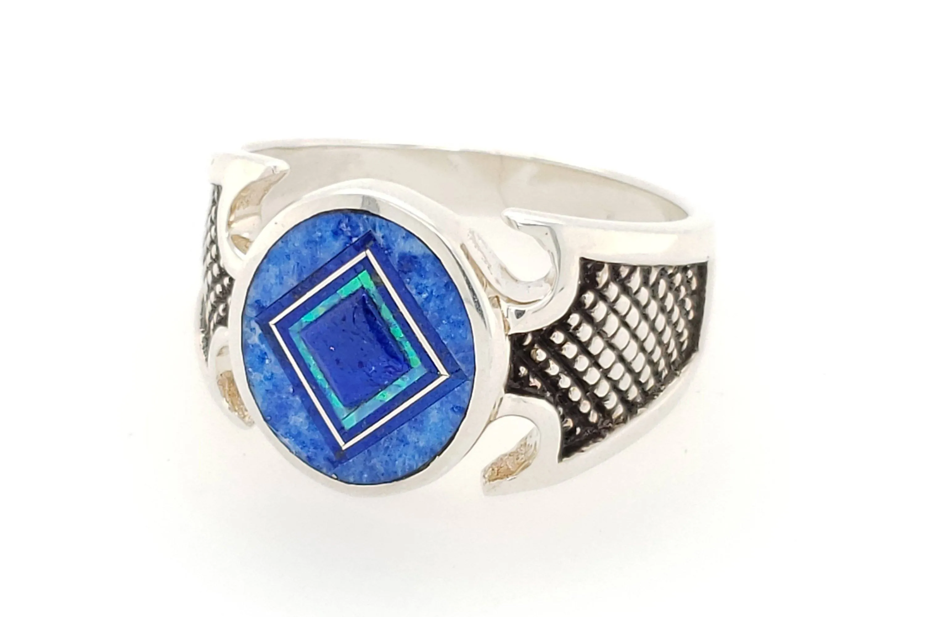 David Rosales Blue Sky Man's Ring