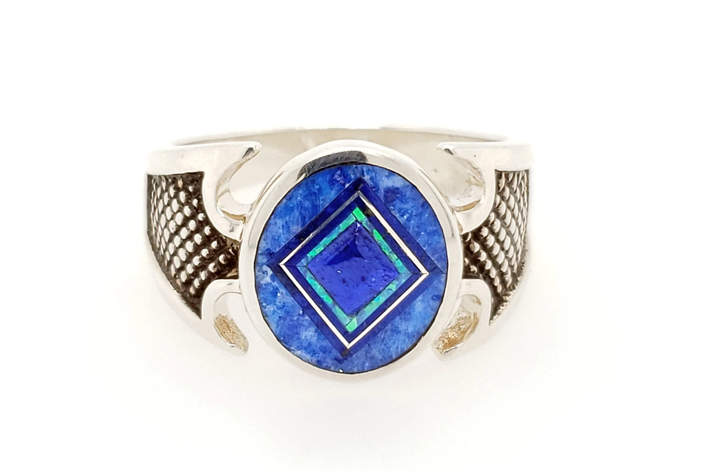 David Rosales Blue Sky Man's Ring