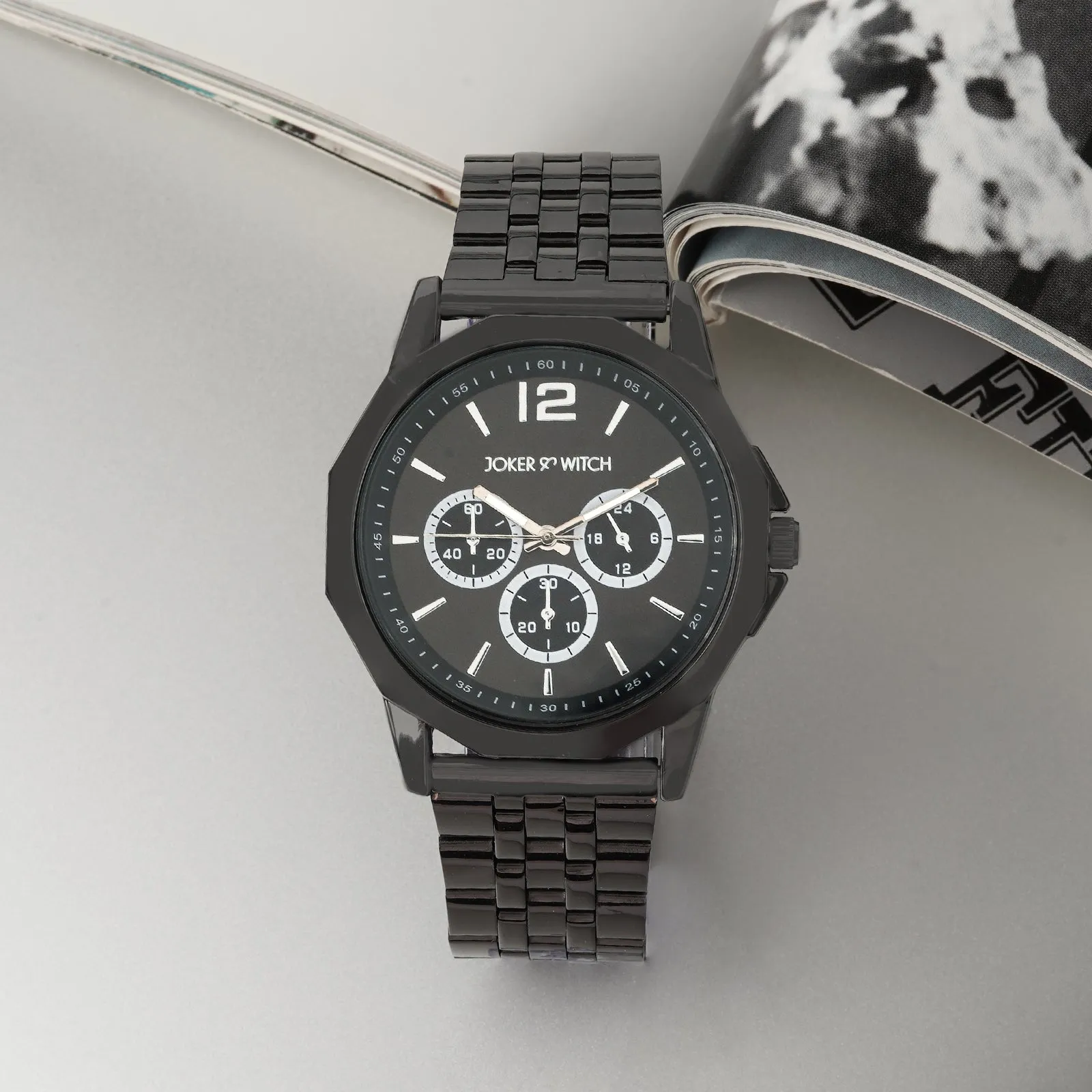 Daytona Black Dial Gunmetal Metallic Strap