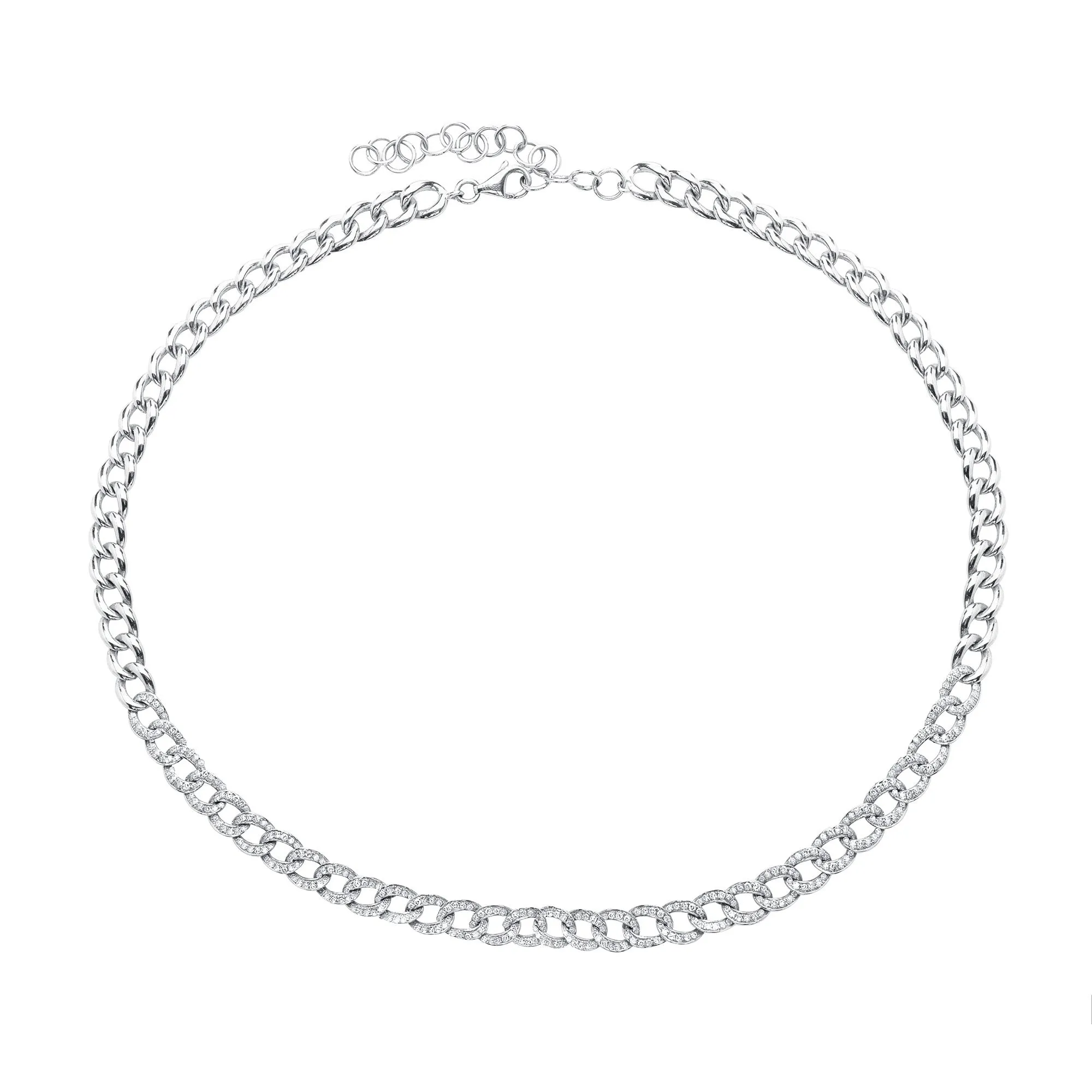 Diamond Cuban Chain Link Choker