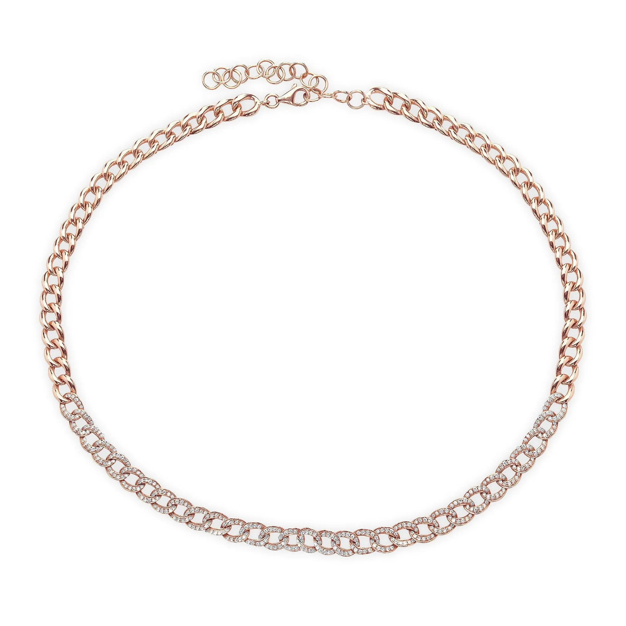 Diamond Cuban Chain Link Choker