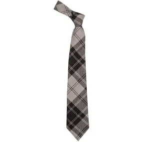 Douglas Grey Modern Tartan Tie