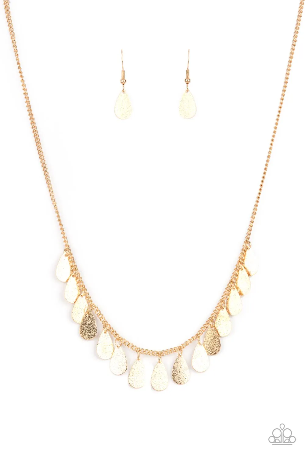 Eastern CHIME Zone - Gold Paparazzi Necklace