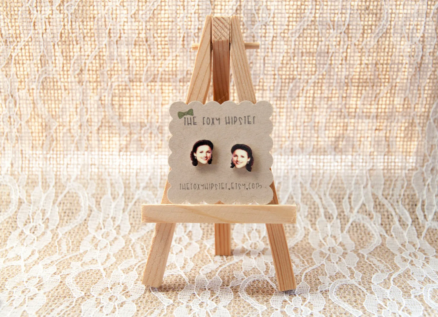 Elaine Benes Inspired Stud Earrings