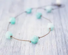 Empress Necklace-1083-Amazonite Starcut Large