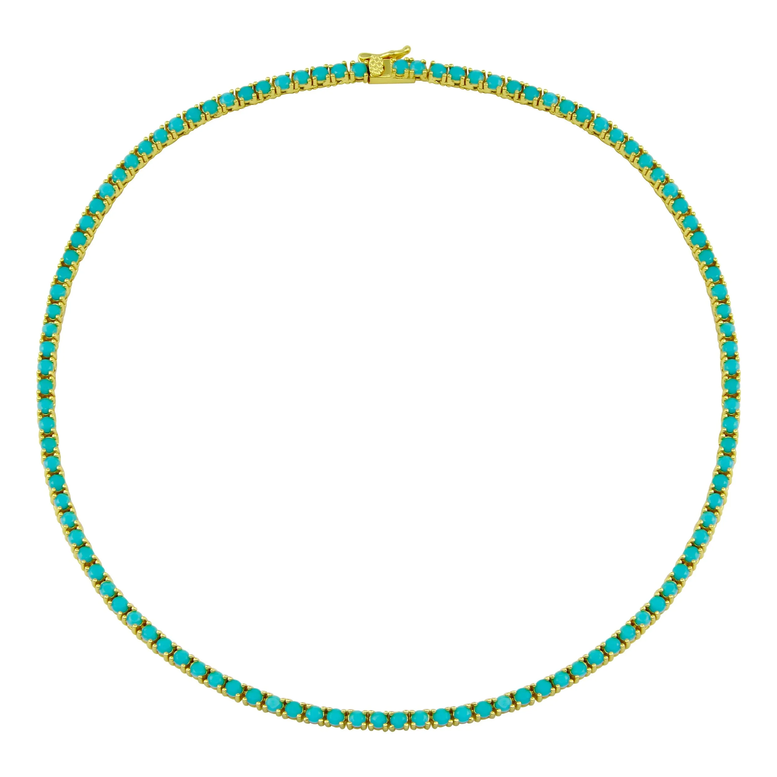 Everyday Turquoise Tennis Necklace