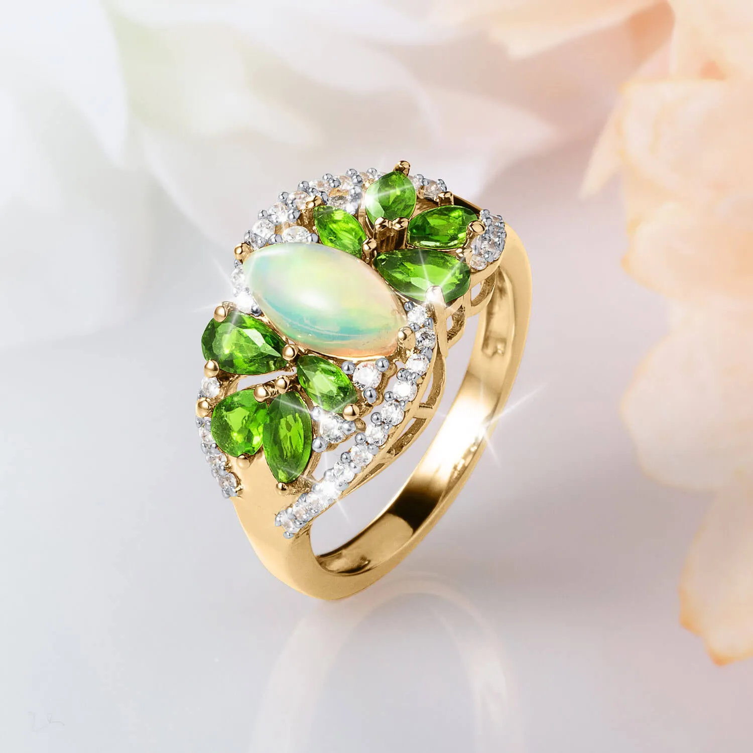 Gemosphere Opal Ladies Ring