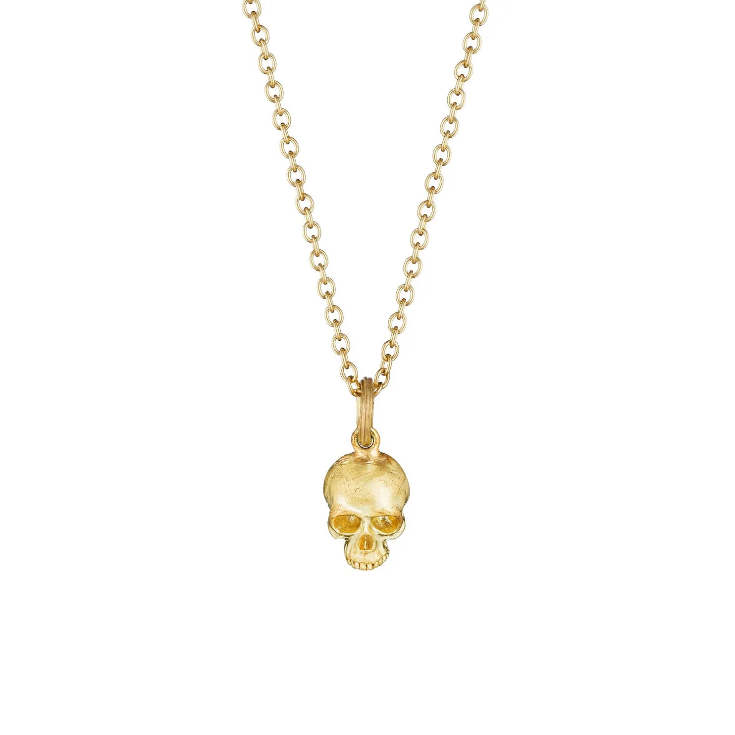 Golden Skull Necklace