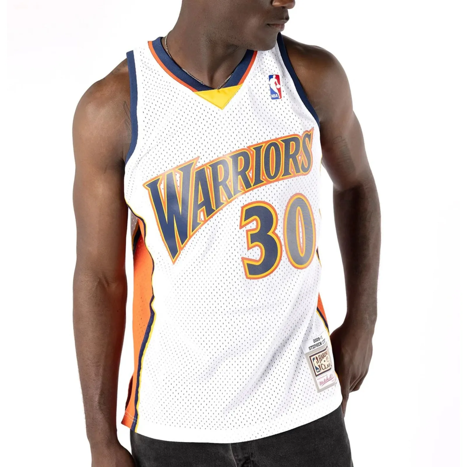 Golden State Warriors 2000-10 Stephen Curry 30 Hardwood Classics Swingman Jersey by Mitchell & Ness