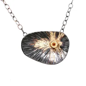 Golden sunburst with Citrine