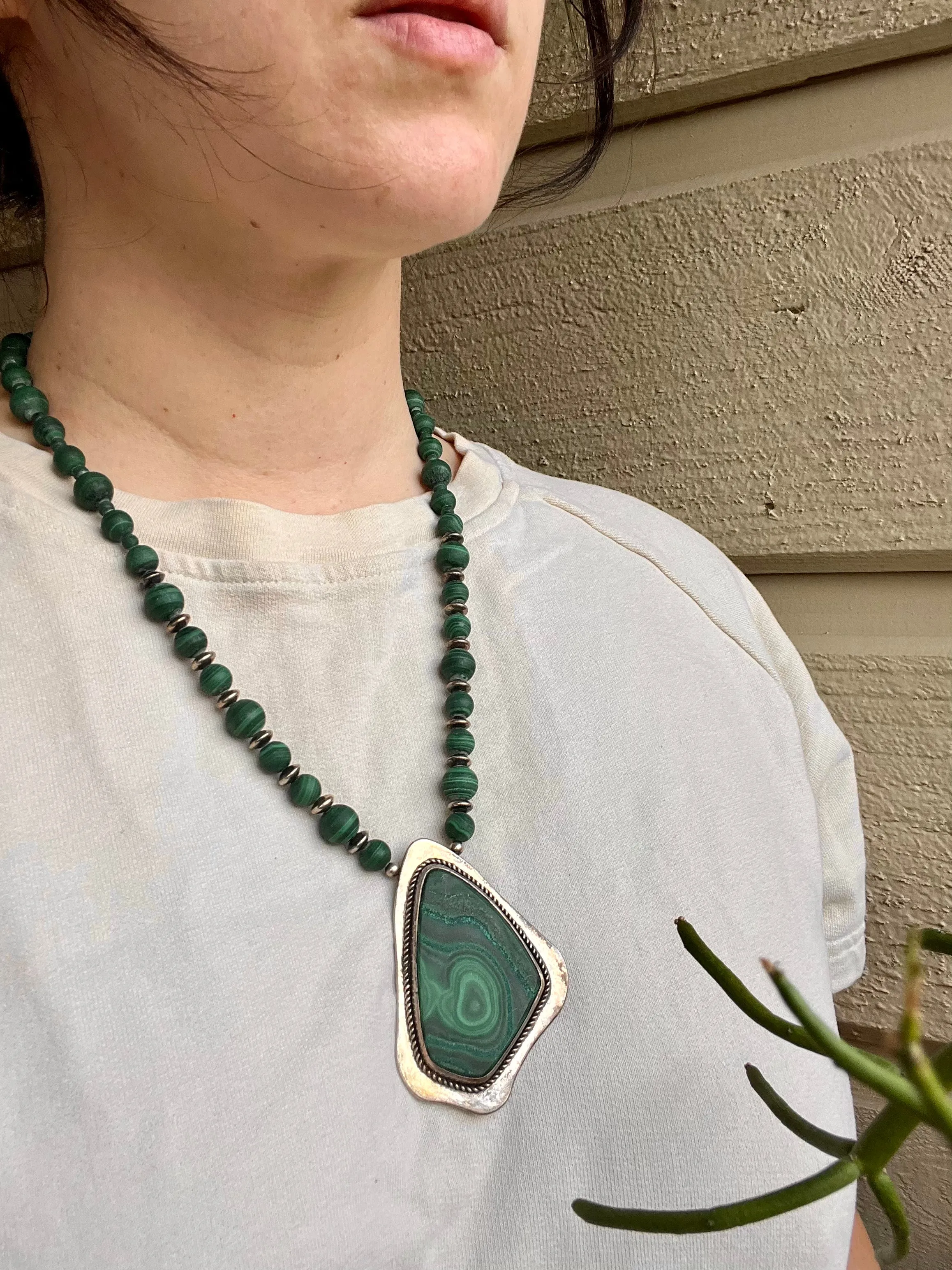 Green Agate Necklace