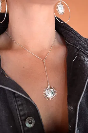 I Stand In My Light Sun Lariat Necklace